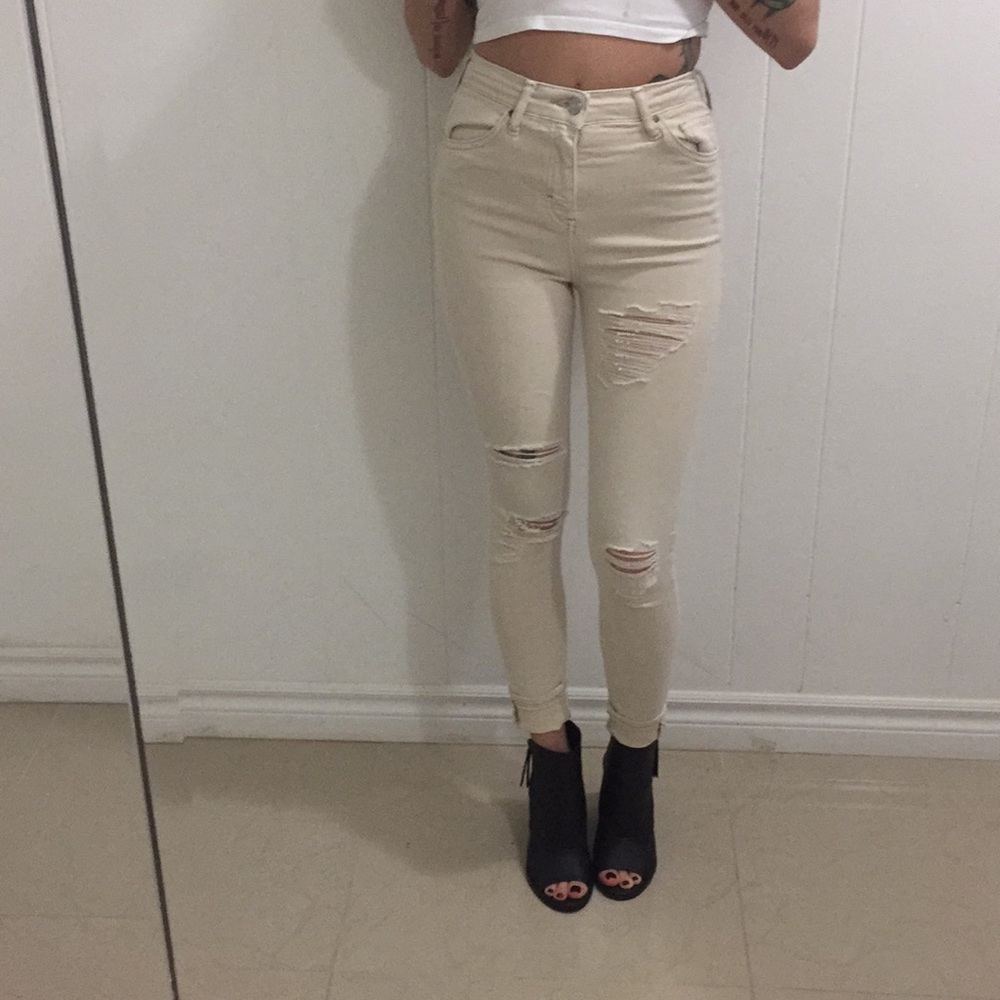 TOPSHOP high waisted jeans